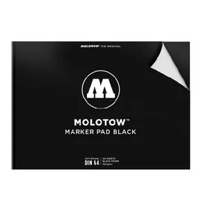 Blok Black Pad A4 30k 140g Molotow - Podobrazia, bloki, papiery - miniaturka - grafika 1