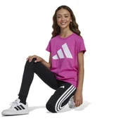 Legginsy - Legginsy dziewczęce adidas ESSENTIALS czarne JD6473 - miniaturka - grafika 1