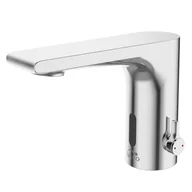 Baterie umywalkowe - Bateria umywalkowa chrom Plato BLY_024R Laveo - miniaturka - grafika 1