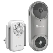 Dzwonki i gongi - Dzwonek do drzwi bezprzewodowy z kamerą DB2 2K 3MP EZVIZ 6941545611952 - miniaturka - grafika 1