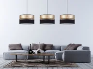 Lampy sufitowe - Lampa wisząca Solar Zwis Jula nowoczesna lampa do salonu, sypialni biało-złota - miniaturka - grafika 1