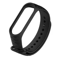 Akcesoria do smartwatchy - Braders Silikonowa opaska zamienna do Xiaomi Mi Band 4 / Mi Band 3 black diamond - miniaturka - grafika 1