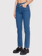 Spodnie damskie - Levi's Jeansy 501 Crop 36200-0225 Niebieski Cropped Fit - miniaturka - grafika 1