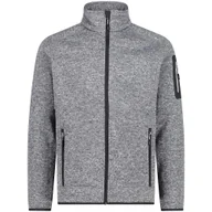 Odzież trekkingowa damska - Polar Knit Tech Melange Rozmiar S Szary - 3H60747N-31ZH - miniaturka - grafika 1