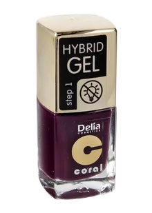 DELIA DELIA Coral Hybrid Gel Lakier do paznokci nr 48 deep purple 11 ml 5901350478202 - Lakiery hybrydowe - miniaturka - grafika 1