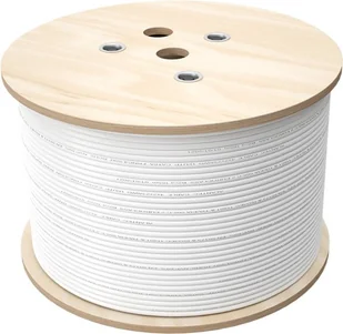 Multi-kabel Q-LANTEC Multimedia 2 x U/UTP kat.6 + 2 x RG6 1.13 + 2 x FO G657A1, LSOH Dca, szary 500m - Kable miedziane - miniaturka - grafika 1