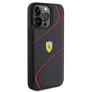 Ferrari FEHCP15XPTWK iPhone 15 Pro Max 6.7" czarny/black hardcase Twist Metal Logo - Etui i futerały do telefonów - miniaturka - grafika 4