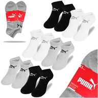 Skarpetki męskie - Puma Skarpety Męskie Stopki Sneaker Bawełniane Mix 88749704 6 par 43/46 - miniaturka - grafika 1