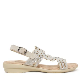 Sandały Clara Barson WSXD015-06 Szary - Sandały damskie - miniaturka - grafika 1