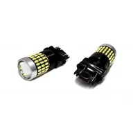 Żarówki samochodowe - P27/7W Żarówka Led 3157 12-24V Canbus 2100Lm Biała Z Soczewką Motoledy - miniaturka - grafika 1