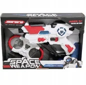 Zabawki militarne - PISTOLET DLA DZIECI KARABIN NA BATERIE DŹWIĘK ŚWIATŁO - miniaturka - grafika 1