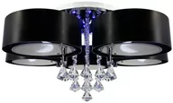 Lampy sufitowe - ELEM Lampa sufitowa z kryształkami do sypialni DRS8006/5 8C BL z serii ANTILA - miniaturka - grafika 1