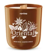 Świece - ORIENTAL sojowa perfumowana świeca zapachowa w szkle, drewniany knot zapach ORIENTALNY - miniaturka - grafika 1