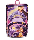Plecaki szkolne i tornistry - Siedem rozszerzalny plecak szkolny - WISH STRONG HEART, BRIGHT SPIRIT, liliowy - podwójny plecak rozkładany na zamek błyskawiczny i z kieszenią na butelkę, plecak dla dziewczynek - księżniczki Disney, - miniaturka - grafika 1