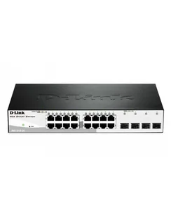 D-link-16 10/100/1000 Base-T port with 4 x 1000Base - Switche - miniaturka - grafika 1