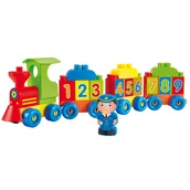 Samochody i pojazdy dla dzieci - Ecoiffier ECCOIFFIER Pociąg z literkami i cyferkami - miniaturka - grafika 1