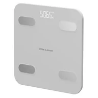 Wagi łazienkowe - Waga łazienkowa GOTZE & JENSEN Analizator BT BS700W Biały - miniaturka - grafika 1