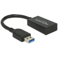 Kable komputerowe i do monitorów - Delock 65698 kabel USB 0,15 m 3.2 Gen 2 (3.1 Gen 2) USB A USB C Czarny, Adapter - miniaturka - grafika 1