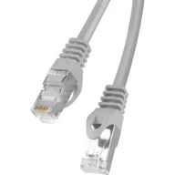 Patchcordy - Lanberg Patchcord RJ45 cat.6 FTP 5m szary - miniaturka - grafika 1