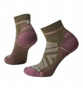 Skarpety termoaktywne - Smartwool W'S Hike Light Cushion Ankle Socks, D11 military olive, L - miniaturka - grafika 1