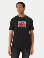 Koszulki męskie - HUGO T-Shirt Dostino 50557674 Czarny Regular Fit - miniaturka - grafika 1