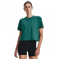 Koszulki i topy damskie - Damska koszulka treningowa UNDER ARMOUR UA Meridian SS - zielona - miniaturka - grafika 1