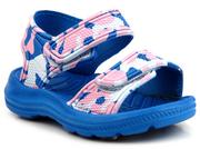 Buty dla dziewczynek - Piankowe sandały dziecięce na rzepy - AXIM 2234, niebieskie - Axim - miniaturka - grafika 1