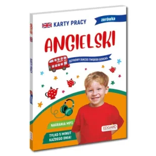 Angielski. Karty pracy. Zerówka - Książki edukacyjne Angielski. Karty pracy. Zerówka - Książki edukacyjne - miniaturka - grafika 1