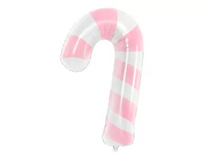 Party Deco Balon foliowy Cukrowa Laska - 46 x 74 cm - 1 szt. FB53-081J - Pozostałe akcesoria świąteczne - miniaturka - grafika 1