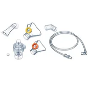 Inhalatory i akcesoria - Beurer IH 58 Kids Yearpack, zestaw do odkupu inhalatora IH 58 Kids, wyrób medyczny do dezynfekcji, nebulizator, ustnik, 2 maski, kolanko, wąż do sprężonego powietrza, 10 filtrów - miniaturka - grafika 1