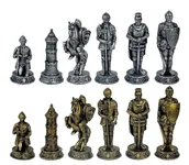 Gry planszowe - SZACHY RYCERSKIE ŚREDNIOWIECZNE POSTACI SUPER PREZENT - miniaturka - grafika 1