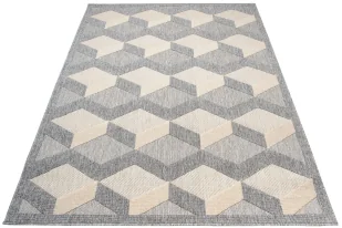 Kremowy dywan sznurkowy w stylu skandynawskim W2-T05 - Dywany - miniaturka - grafika 1