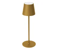 Lampy stojące - LED Ściemnialna zewnętrzna lampa stołowa LED/4W/4000 mAh 3000/4000/5500K IP44 złota - miniaturka - grafika 1