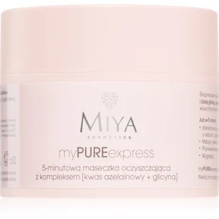 Miya Cosmetics Miya My Pure Express 5- minutowa maseczka oczyszczająca z kwasem azelainowym i glicyną 50g - Maseczki do twarzy - miniaturka - grafika 1