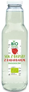 Sok z brzozy z rabarbarem  BIO 750ml - Soki i napoje niegazowane - miniaturka - grafika 1