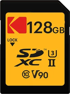 Kodak SD 128GB UHS-II U3 V90 Ultra Pro - Karty pamięci - miniaturka - grafika 1