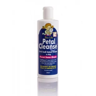 Biolife Petal Cleanse C, Płyn oczyszczający dla kotów i małych zwierząt, 350 ml - Szampony dla kotów - miniaturka - grafika 1