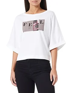 Sisley T-shirt damski, White 101, M - Koszulki i topy damskie - miniaturka - grafika 1