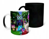 Kubki - KUBEK MAGICZNY Z NADRUKIEM-KOCI DOMEK GABI RÓŻNE WZORY DO WYBORU+ IMIĘ - miniaturka - grafika 1