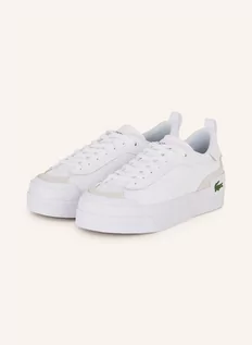 Sneakersy damskie - Lacoste Sneakersy weiss - grafika 1