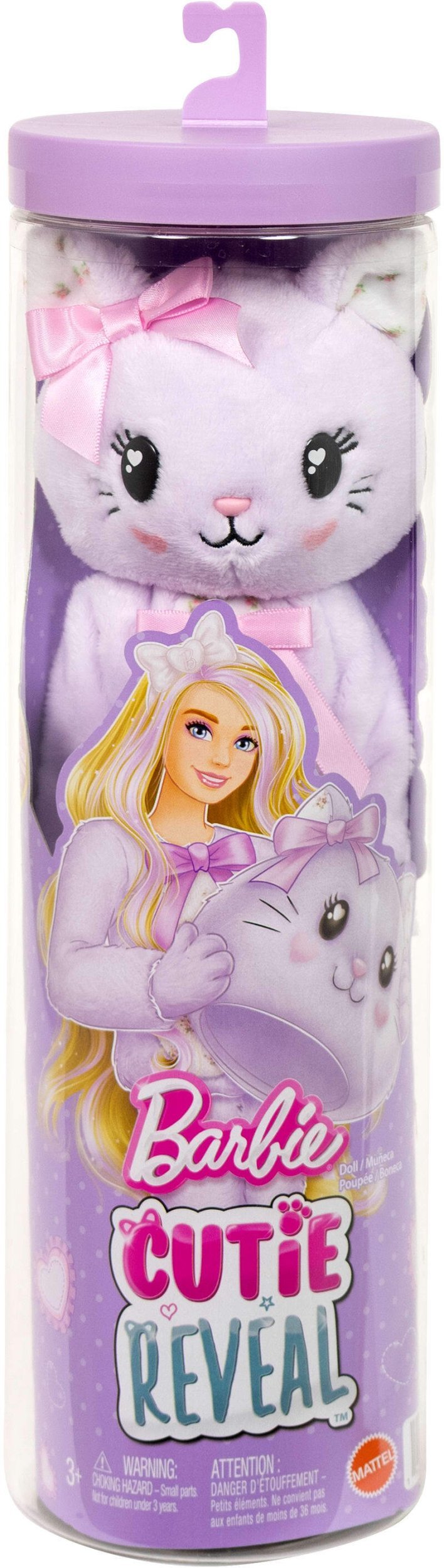 Lalka Barbie Mattel BARBIE CUTIE REVEAL CARE BEARS SWEET BOWS zestaw niespodzianek – kotkę JJP64