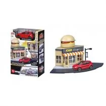 Bburago Street Fire City Fast Food 1:43 - Samochody i pojazdy dla dzieci - miniaturka - grafika 1
