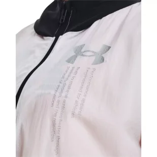 Kurtka damska Under Armour Woven Graphic Jacket - Kurtki i kamizelki sportowe damskie - miniaturka - grafika 4