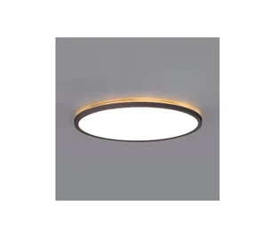 LED Łaz. lampa z czujnikiem NIVERA LED/12W/230V IP54 śr. 22,5 cm czarny + pilot - Lampy sufitowe - miniaturka - grafika 1