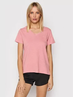 Koszulki i topy damskie - 4F T-Shirt NOSH4-TSD352 Różowy Relaxed Fit - grafika 1