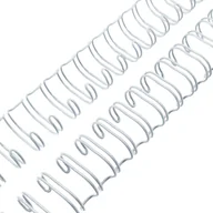 Okładki do laminatorów i bindownic - GRZBIET DRUTOWY do bindowania 7/8" biały - miniaturka - grafika 1
