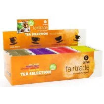 Oxfam Fair Trade HERBATKI MIX (EARL GREY, OWOCE LEŚNE, ROOIBOS, ZIELONA HERBATA) FAIR TRADE BIO (4 x 25 x 1,8 g) - OXFAM - Herbata - miniaturka - grafika 2
