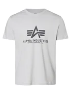 Koszulki męskie - Alpha Industries - T-shirt męski, szary - miniaturka - grafika 1
