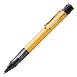 LAMY AL-star długopis 299 – aluminiowy długopis w kolorze złotym/czarnym z ergonomicznym korpusem i przezroczystą sekcją– z wkładem o dużej pojemności – linia pisania M - Długopisy - miniaturka - grafika 1