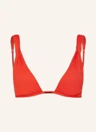 Stroje kąpielowe - Calvin Klein Góra Od Bikini Trójkątnego Ck Structured Twist rot - miniaturka - grafika 1